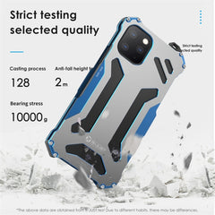 R-JUST Stoßfeste, staubdichte Panzermetall-Schutzhülle, für iPhone 11 Pro, für iPhone 11, für iPhone 11 Pro Max, für Galaxy Note 10, für Galaxy Note 10 Plus