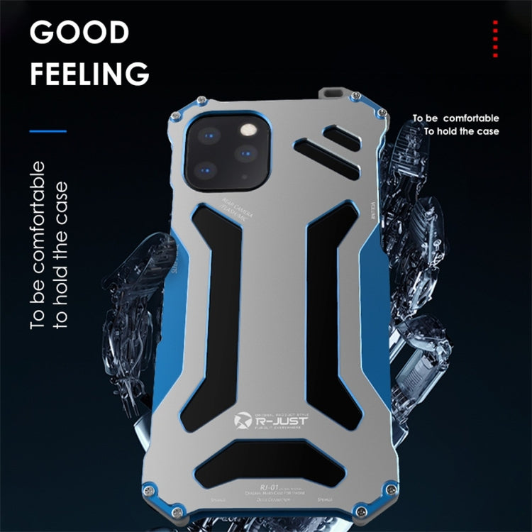 R-JUST Stoßfeste, staubdichte Panzermetall-Schutzhülle, für iPhone 11 Pro, für iPhone 11, für iPhone 11 Pro Max, für Galaxy Note 10, für Galaxy Note 10 Plus