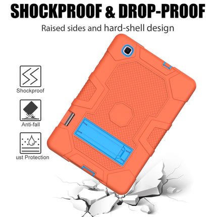 Contrast Color Robot Shockproof Silicone + PC Protective Case with Holder, For Samsung Galaxy Tab S6 Lite P610, For iPad 9.7 (2018 / 2017), For iPad Air 2022 / 2020 10.9 inch