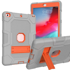 Contrast Color Robot Shockproof Silicone + PC Protective Case with Holder, For Samsung Galaxy Tab S6 Lite P610, For iPad 9.7 (2018 / 2017), For iPad Air 2022 / 2020 10.9 inch, For iPad mini 5 / 4