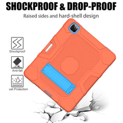 Contrast Color Robot Shockproof Silicone + PC Protective Case with Holder, For iPad Pro 12.9 inch (2020)