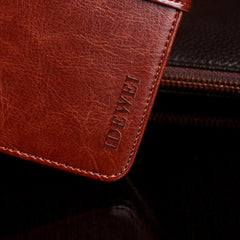 idewei Crazy Horse Texture Horizontal Flip Leather Case with Holder & Card Slots & Wallet, For HTC Desire 21 Pro 5G, For Motorola Moto One 5G Ace, For OPPO A55