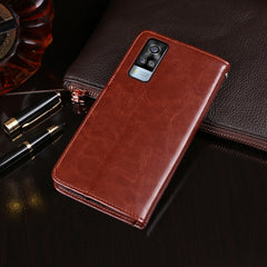 idewei Crazy Horse Texture Horizontal Flip Leather Case with Holder & Card Slots & Wallet, For vivo Y51 2020 (Indian), For vivo Y51A 2021, For ZTE Blade A7s 2020