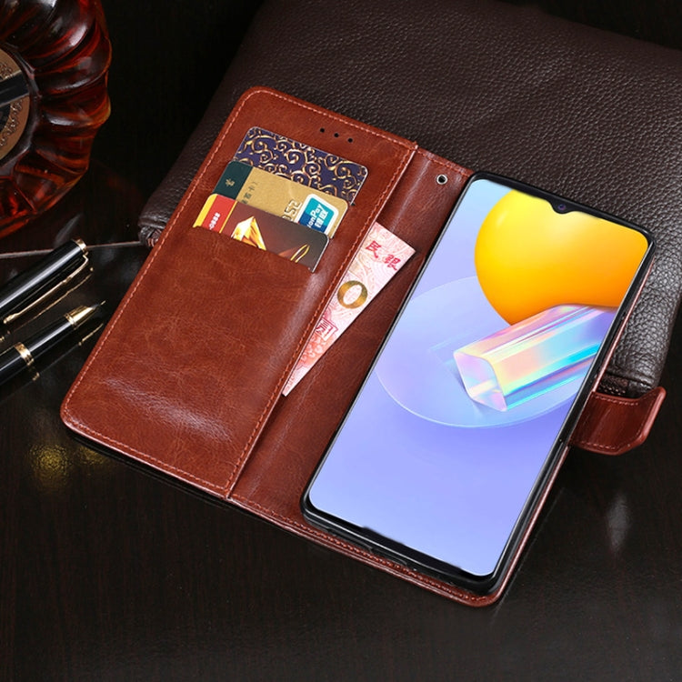 idewei Crazy Horse Texture Horizontal Flip Leather Case with Holder & Card Slots & Wallet, For vivo Y51 2020 (Indian), For vivo Y51A 2021, For ZTE Blade A7s 2020