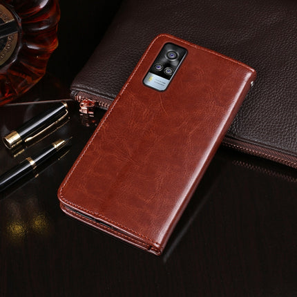idewei Crazy Horse Texture Horizontal Flip Leather Case with Holder & Card Slots & Wallet, For vivo Y51A 2021, For ZTE Blade A7s 2020, For vivo Y20A