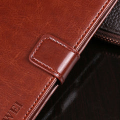 idewei Crazy Horse Texture Horizontal Flip Leather Case with Holder & Card Slots & Wallet
