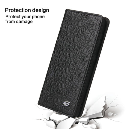Fierre Shann Crocodile Texture Magnetic Horizontal Flip Genuine Leather Case with Holder & Card Slot, For Samsung Galaxy S21 5G, For Samsung Galaxy S21+ 5G, For Samsung Galaxy S21 Ultra 5G