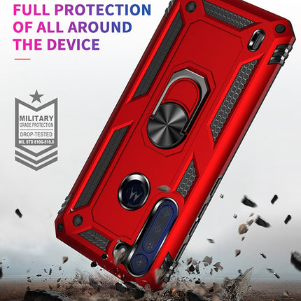 Shockproof TPU + PC Protective Case with 360 Degree Rotating Holder, For Motorola Moto One Fusion, For SamsungGalaxy A52 5G / 4G