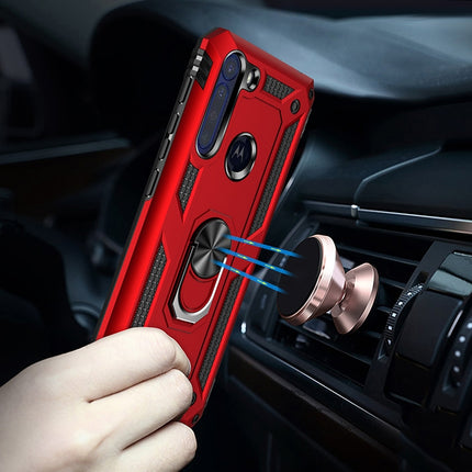 Shockproof TPU + PC Protective Case with 360 Degree Rotating Holder, For Motorola Moto One Fusion, For SamsungGalaxy A52 5G / 4G