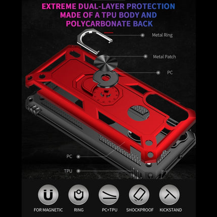 Shockproof TPU + PC Protective Case with 360 Degree Rotating Holder, For Motorola Moto One Fusion, For SamsungGalaxy A52 5G / 4G