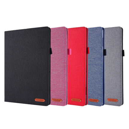 Horizontal Flip TPU + Fabric PU Leather Protective Case with Name Card Clip, For Huawei M5 8.0, For Huawei M6 8.4, For Huawei Enjoy Tablet 2 10.1 / T10 / T10S, For Lenovo Tab E10, For Lenovo Tab M10, For Lenovo Tab P10, For Lenovo Tab P11 Pro          ...