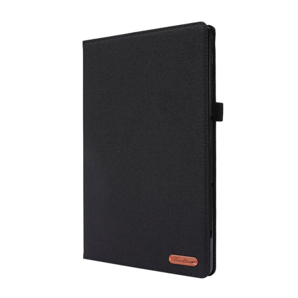 Horizontal Flip TPU + Fabric PU Leather Protective Case with Name Card Clip, For Huawei M5 8.0, For Huawei M6 8.4, For Huawei Enjoy Tablet 2 10.1 / T10 / T10S, For Lenovo Tab E10, For Lenovo Tab M10, For Lenovo Tab P10, For Lenovo Tab P11 Pro          ...