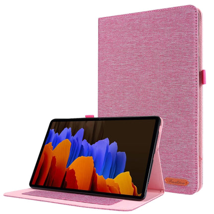 Horizontal Flip TPU + Fabric PU Leather Protective Case with Name Card Clip, For Huawei M5 8.0, For Huawei M6 8.4, For Huawei Enjoy Tablet 2 10.1 / T10 / T10S, For Lenovo Tab E10, For Lenovo Tab M10, For Lenovo Tab P10, For Lenovo Tab P11 Pro          ...