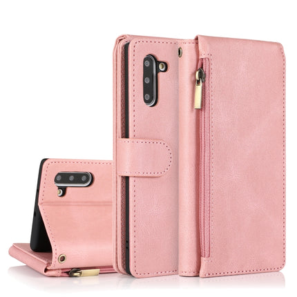 Skin-feel Crazy Horse Texture Zipper Wallet Bag Horizontal Flip Leather Case with Holder & Card Slots & Wallet & Lanyard, For Samsung Galaxy Note9, For Samsung Galaxy Note10, For Samsung Galaxy Note10+, For Samsung Galaxy Note20