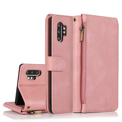 Skin-feel Crazy Horse Texture Zipper Wallet Bag Horizontal Flip Leather Case with Holder & Card Slots & Wallet & Lanyard, For Samsung Galaxy Note9, For Samsung Galaxy Note10, For Samsung Galaxy Note10+, For Samsung Galaxy Note20