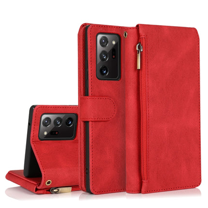 Skin-feel Crazy Horse Texture Zipper Wallet Bag Horizontal Flip Leather Case with Holder & Card Slots & Wallet & Lanyard, For Samsung Galaxy Note20 Ultra, For Samsung Galaxy S9, For Samsung Galaxy S9+, For Samsung Galaxy S10