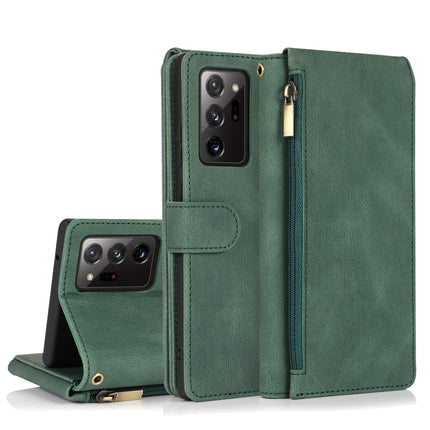 Skin-feel Crazy Horse Texture Zipper Wallet Bag Horizontal Flip Leather Case with Holder & Card Slots & Wallet & Lanyard, For Samsung Galaxy Note20 Ultra, For Samsung Galaxy S9, For Samsung Galaxy S9+, For Samsung Galaxy S10