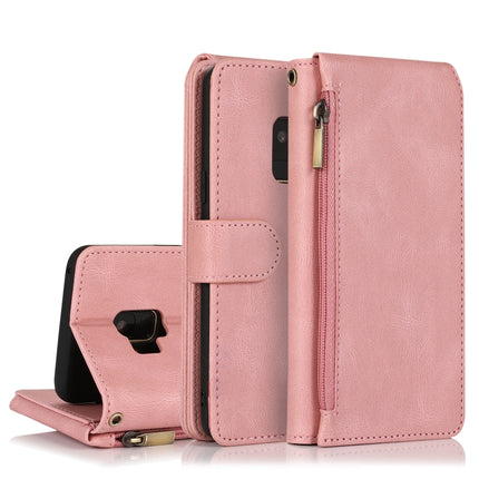 Skin-feel Crazy Horse Texture Zipper Wallet Bag Horizontal Flip Leather Case with Holder & Card Slots & Wallet & Lanyard, For Samsung Galaxy Note20 Ultra, For Samsung Galaxy S9, For Samsung Galaxy S9+, For Samsung Galaxy S10