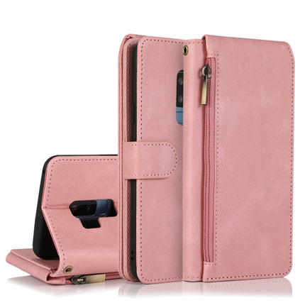 Skin-feel Crazy Horse Texture Zipper Wallet Bag Horizontal Flip Leather Case with Holder & Card Slots & Wallet & Lanyard, For Samsung Galaxy Note20 Ultra, For Samsung Galaxy S9, For Samsung Galaxy S9+, For Samsung Galaxy S10