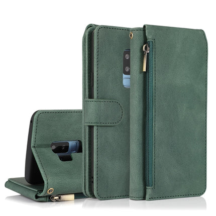 Skin-feel Crazy Horse Texture Zipper Wallet Bag Horizontal Flip Leather Case with Holder & Card Slots & Wallet & Lanyard, For Samsung Galaxy Note20 Ultra, For Samsung Galaxy S9, For Samsung Galaxy S9+, For Samsung Galaxy S10