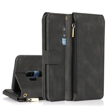 Skin-feel Crazy Horse Texture Zipper Wallet Bag Horizontal Flip Leather Case with Holder & Card Slots & Wallet & Lanyard, For Samsung Galaxy Note20 Ultra, For Samsung Galaxy S9, For Samsung Galaxy S9+, For Samsung Galaxy S10