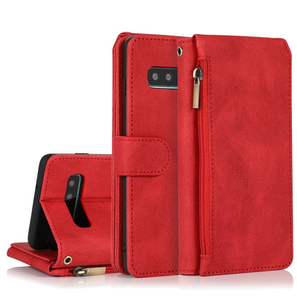 Skin-feel Crazy Horse Texture Zipper Wallet Bag Horizontal Flip Leather Case with Holder & Card Slots & Wallet & Lanyard, For Samsung Galaxy Note20 Ultra, For Samsung Galaxy S9, For Samsung Galaxy S9+, For Samsung Galaxy S10