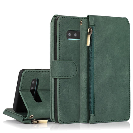 Skin-feel Crazy Horse Texture Zipper Wallet Bag Horizontal Flip Leather Case with Holder & Card Slots & Wallet & Lanyard, For Samsung Galaxy Note20 Ultra, For Samsung Galaxy S9, For Samsung Galaxy S9+, For Samsung Galaxy S10