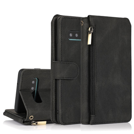 Skin-feel Crazy Horse Texture Zipper Wallet Bag Horizontal Flip Leather Case with Holder & Card Slots & Wallet & Lanyard, For Samsung Galaxy Note20 Ultra, For Samsung Galaxy S9, For Samsung Galaxy S9+, For Samsung Galaxy S10