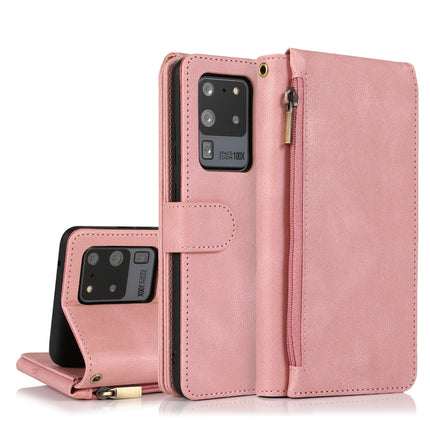 Skin-feel Crazy Horse Texture Zipper Wallet Bag Horizontal Flip Leather Case with Holder & Card Slots & Wallet & Lanyard, For Samsung Galaxy S10+, For Samsung Galaxy S20, For Samsung Galaxy S20+, For Samsung Galaxy S20 Ultra