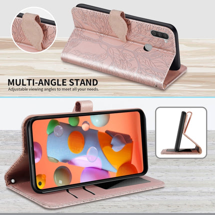 Life of Tree Embossing Pattern Horizontal Flip Leather Case with Holder & Card Slot & Wallet & Photo Frame & Lanyard, For Samsung Galaxy A11 (US Version), For Samsung Galaxy A11 (EU Version), For Samsung Galaxy A12, For Samsung Galaxy A21