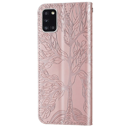 Life of Tree Embossing Pattern Horizontal Flip Leather Case with Holder & Card Slot & Wallet & Photo Frame & Lanyard, For Samsung Galaxy A31, For Samsung Galaxy A41, For Samsung Galaxy A42 5G, For Samsung Galaxy A52 5G / 4G, For Samsung Galaxy A52 5G