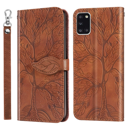 Life of Tree Embossing Pattern Horizontal Flip Leather Case with Holder & Card Slot & Wallet & Photo Frame & Lanyard, For Samsung Galaxy A31, For Samsung Galaxy A41, For Samsung Galaxy A42 5G, For Samsung Galaxy A52 5G / 4G, For Samsung Galaxy A52 5G