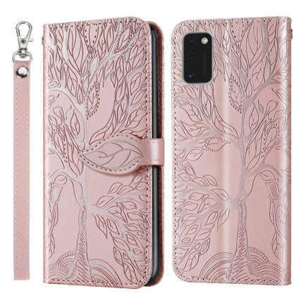Life of Tree Embossing Pattern Horizontal Flip Leather Case with Holder & Card Slot & Wallet & Photo Frame & Lanyard, For Samsung Galaxy A31, For Samsung Galaxy A41, For Samsung Galaxy A42 5G, For Samsung Galaxy A52 5G / 4G, For Samsung Galaxy A52 5G