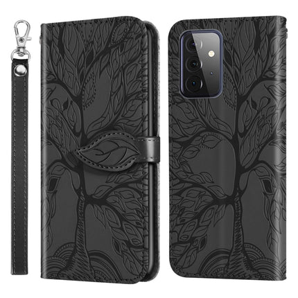 Life of Tree Embossing Pattern Horizontal Flip Leather Case with Holder & Card Slot & Wallet & Photo Frame & Lanyard, For Samsung Galaxy A72 5G / 4G, For Samsung Galaxy A81, For Samsung Galaxy A91, For Samsung Galaxy S21 5G