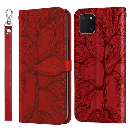 Life of Tree Embossing Pattern Horizontal Flip Leather Case with Holder & Card Slot & Wallet & Photo Frame & Lanyard, For Samsung Galaxy A72 5G / 4G, For Samsung Galaxy A81, For Samsung Galaxy A91, For Samsung Galaxy S21 5G