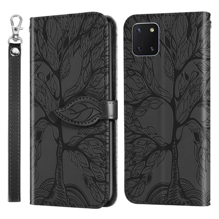 Life of Tree Embossing Pattern Horizontal Flip Leather Case with Holder & Card Slot & Wallet & Photo Frame & Lanyard, For Samsung Galaxy A72 5G / 4G, For Samsung Galaxy A81, For Samsung Galaxy A91, For Samsung Galaxy S21 5G