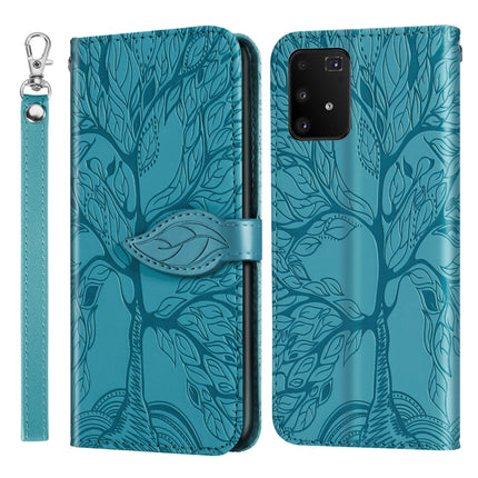 Life of Tree Embossing Pattern Horizontal Flip Leather Case with Holder & Card Slot & Wallet & Photo Frame & Lanyard, For Samsung Galaxy A72 5G / 4G, For Samsung Galaxy A81, For Samsung Galaxy A91, For Samsung Galaxy S21 5G
