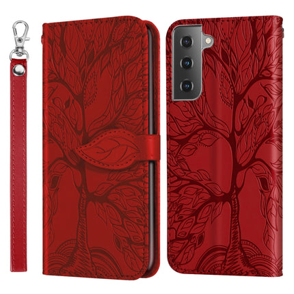 Life of Tree Embossing Pattern Horizontal Flip Leather Case with Holder & Card Slot & Wallet & Photo Frame & Lanyard, For Samsung Galaxy A72 5G / 4G, For Samsung Galaxy A81, For Samsung Galaxy A91, For Samsung Galaxy S21 5G