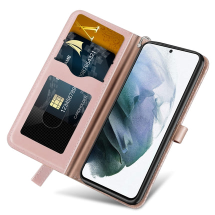 Life of Tree Embossing Pattern Horizontal Flip Leather Case with Holder & Card Slot & Wallet & Photo Frame & Lanyard, For Samsung Galaxy S21+ 5G, For Samsung Galaxy S21 Ultra 5G