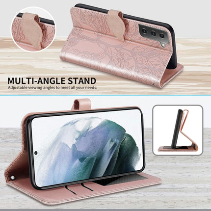 Life of Tree Embossing Pattern Horizontal Flip Leather Case with Holder & Card Slot & Wallet & Photo Frame & Lanyard, For Samsung Galaxy S21+ 5G, For Samsung Galaxy S21 Ultra 5G