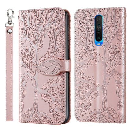 Life of Tree Embossing Pattern Horizontal Flip Leather Case with Holder & Card Slot & Wallet & Photo Frame & Lanyard, For Google Pixel 4a, For Google Pixel 4a 5G, For Google Pixel 5, For Xiaomi Redmi K30