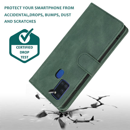 Skin-feel Crazy Horse Texture Zipper Wallet Bag Horizontal Flip Leather Case with Holder & Card Slots & Wallet & Lanyard, For Samsung Galaxy A21s, For Samsung Galaxy A31, For Samsung Galaxy A32 5G, For Samsung Galaxy A42 5G
