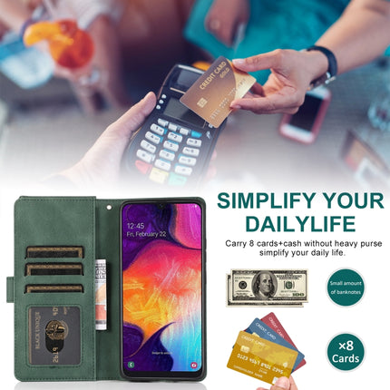 Skin-feel Crazy Horse Texture Zipper Wallet Bag Horizontal Flip Leather Case with Holder & Card Slots & Wallet & Lanyard, For Samsung Galaxy A50, For Samsung Galaxy A51, For Samsung Galaxy A51 5G, For Samsung Galaxy A52 5G