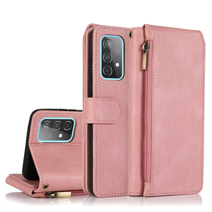 Skin-feel Crazy Horse Texture Zipper Wallet Bag Horizontal Flip Leather Case with Holder & Card Slots & Wallet & Lanyard, For Samsung Galaxy A50, For Samsung Galaxy A51, For Samsung Galaxy A51 5G, For Samsung Galaxy A52 5G