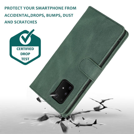 Skin-feel Crazy Horse Texture Zipper Wallet Bag Horizontal Flip Leather Case with Holder & Card Slots & Wallet & Lanyard, For Samsung Galaxy A91, For Samsung Galaxy A81
