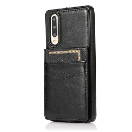 Solid Color PC + TPU Protective Case with Holder & Card Slots, For Huawei P30, For Huawei P30 Pro, For Huawei P40