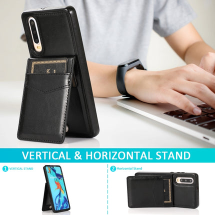 Solid Color PC + TPU Protective Case with Holder & Card Slots, For Huawei P30, For Huawei P30 Pro, For Huawei P40