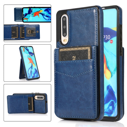 Solid Color PC + TPU Protective Case with Holder & Card Slots, For Huawei P30, For Huawei P30 Pro, For Huawei P40