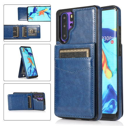 Solid Color PC + TPU Protective Case with Holder & Card Slots, For Huawei P30, For Huawei P30 Pro, For Huawei P40