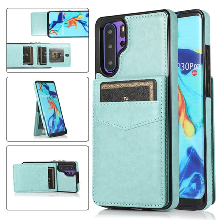 Solid Color PC + TPU Protective Case with Holder & Card Slots, For Huawei P30, For Huawei P30 Pro, For Huawei P40